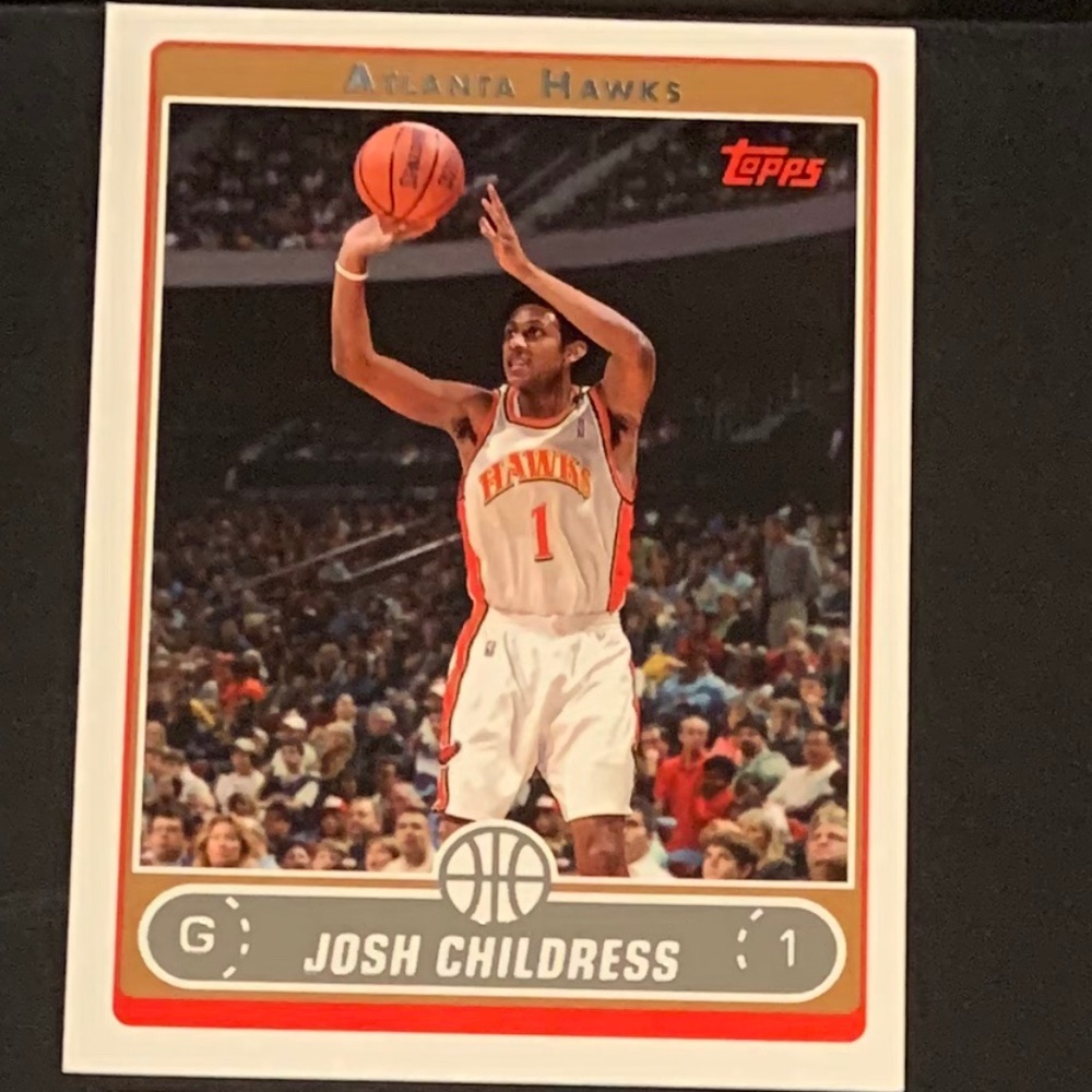 Atlanta Hawks Josh Childress Topps basketball card